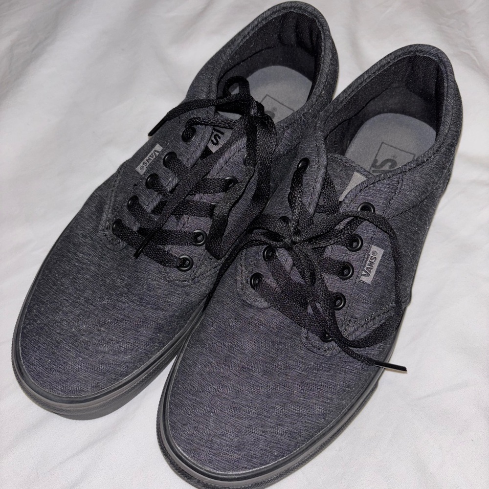 Vans Gray Atwood Varsity Textile Sneakers